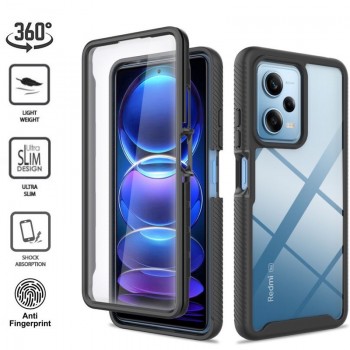 360 laipsnių smūgiams atsparus dėklas (Xiaomi Poco X5 5G/Redmi Note 12 5G) 360 laipsnių smūgiams atsparus dėklas (Xiaomi Poco X5 5G/Redmi Note 12 5G)